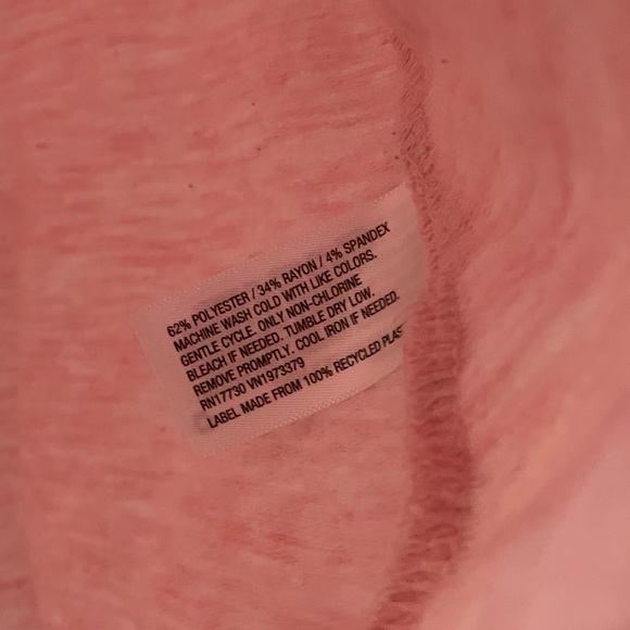 A New Day Light Pink Long Sleeve Shirt With Front Tie Detail - Picture 4 of 5